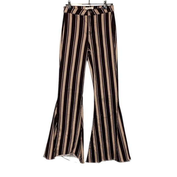 Shyanne Pants - Shyanne striped flare leg pants